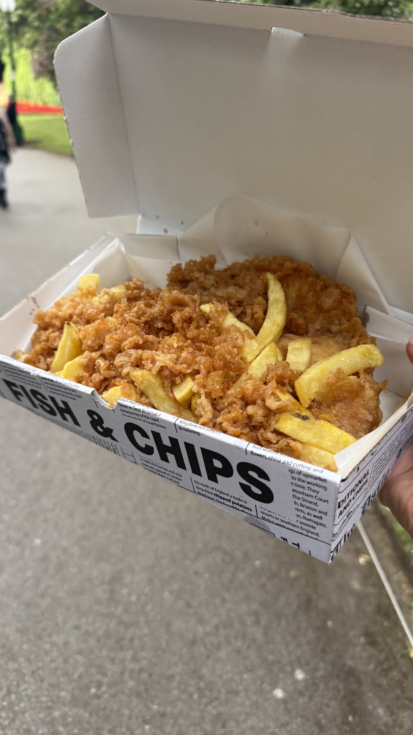 Fish and chips from North Bay Fisheries